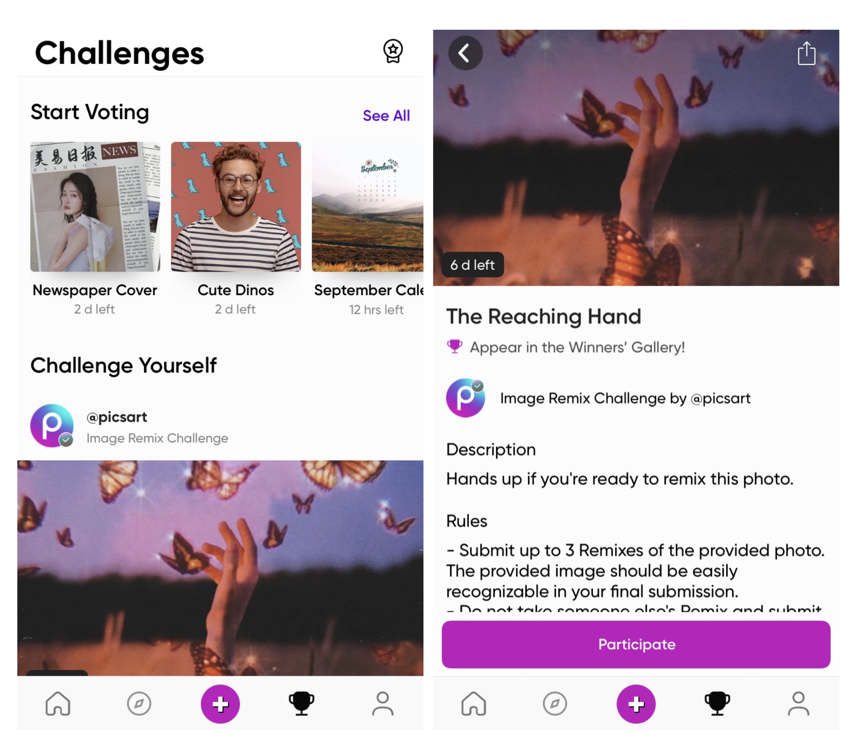 What Are Challenges Picsart Help Center